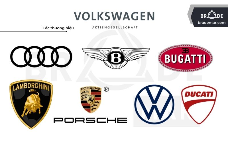 Mot vai thuong hieu noi bat cua Volkswagen Group 10 Sự Thật Thú Vị Về Hãng Xe Volkswagen Ít Ai Biết Đến
